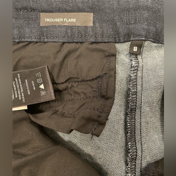 Kut from the Kloth Women’s Dark Denim Flare Trousers Size 8 - Picture 4 of 4